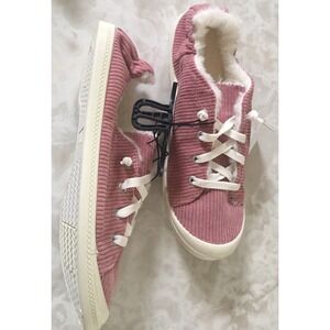 Time & True Tennis Shoe Pink Flat Comfort Ladies Woman’s Casual Lounging 6 New